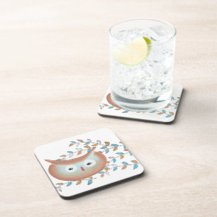 Chouette Dessous de verre de liège