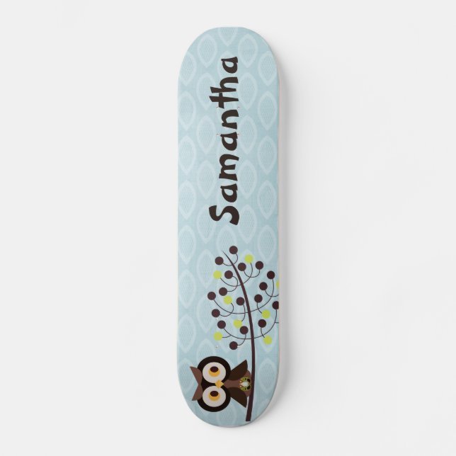 Chouette forestière Woodland Hoot Comp Skateboard (Recto)