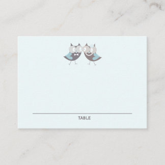 Chouette Mariage Whimsical Mariage Cartes de Place