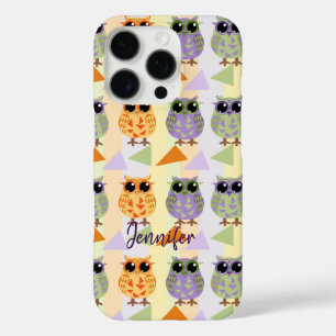 Chouette Motif Mignonne Coque-Mate Iphone 16 coque