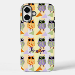 Chouette Motif Mignonne Coque-Mate Iphone 16 coque