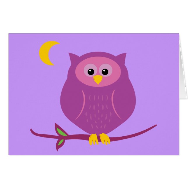 Chouette pourpre (Devant horizontal)