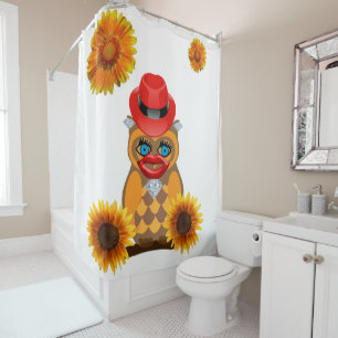 Chouette rideau de douche