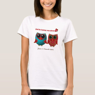 Chouette t'aime Tshirt Dames