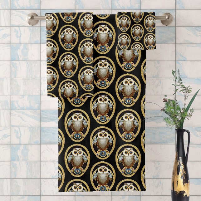 Chouette vintage Beaded Motif - Art Déco - Ajouter (Créateur téléchargé)