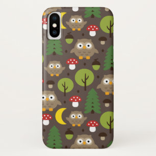 Chouettes Dans La Forêt Coque-Mate coque iphone
