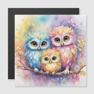 Chouettes d'oiseaux arc-en-ciel 5