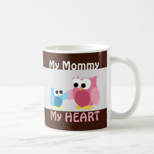 Chouettes - Ma maman, mon coeur - Mug de la fête 