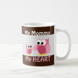 Chouettes - Ma maman, mon coeur - Mug de la fête d