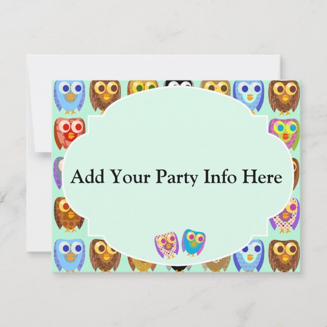 Chouettes mignonnes (Devant)