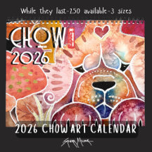 CHOW 2026 Calendrier Chow Art par Sandra Miller