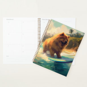 Chow Chow Beach Plage Surf Peinture