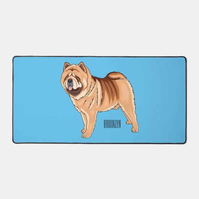 Chow Chow dog cartoon (Recto)