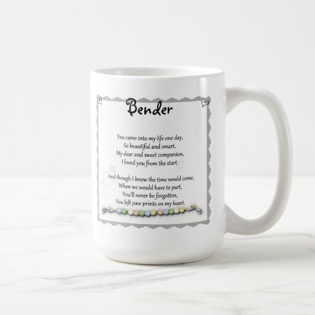 Choyez les empreintes de pattes de tasse de perte (Droite)