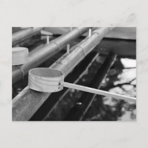 Chozuya : sanctuaire Nezu, carte postale de Tokyo