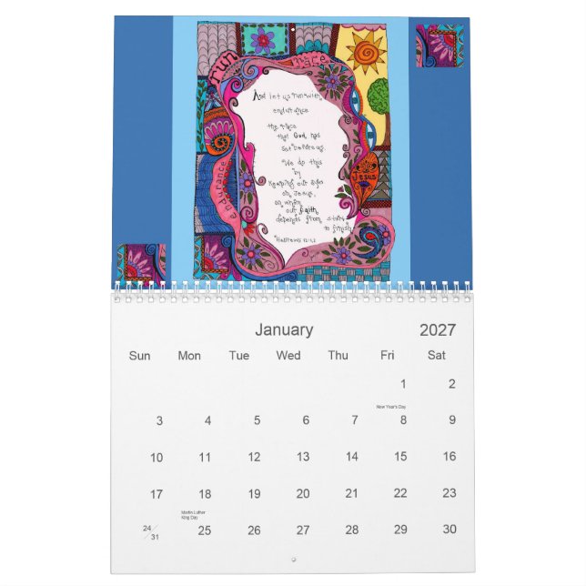 Chrétien du calendrier 2012 (Jan 2027)