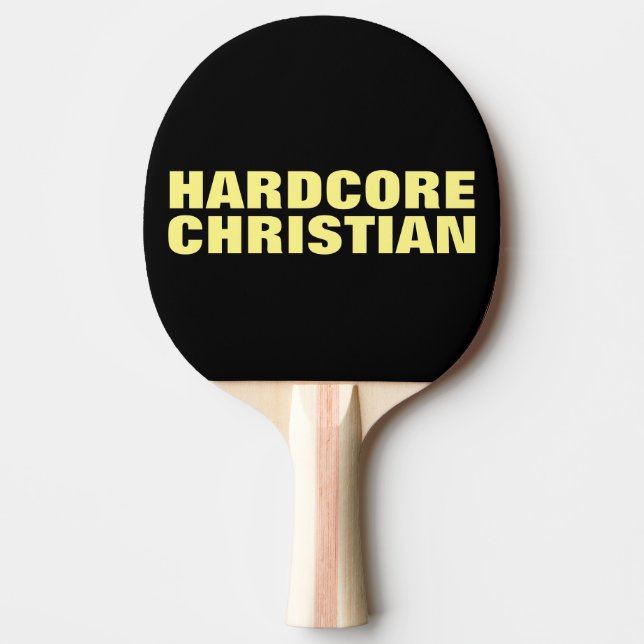 CHRÉTIEN, RAQUETTES DE PING PONG CHRÉTIEN HARDCORE (Devant)