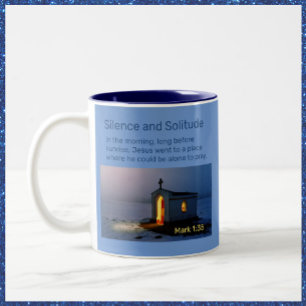 Chrétien Silence et Solitude Chapelle Mug