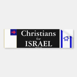 Chrétiens pour le Bumper Sticker d'ISRAEL