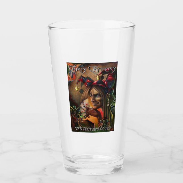 Chris Caffery - Le Jester's Court 16 oz de verre (Devant)