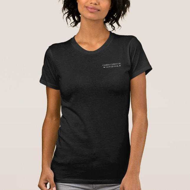 Chris Christie - T-shirts du Gouverneur (Devant)