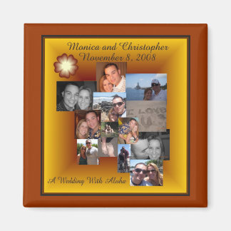 Chris et Monica Collage Magnet