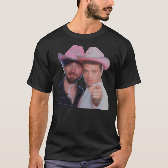 Chris Evans &amp ; Sebastian Stan T-shirt actif (Devant)