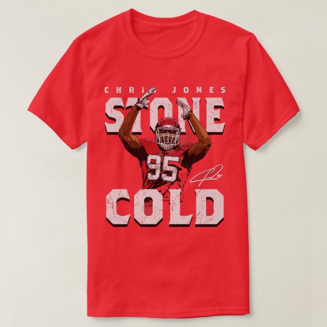 Chris Jones Kansas City Stone Cold TShirt (Design devant)
