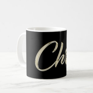 Chris Name Whitegold Tasse Teetasse