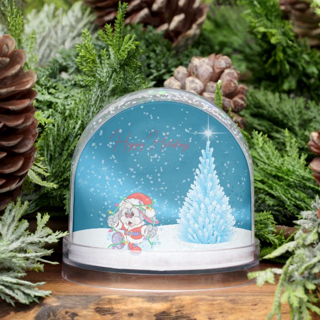Chrismtas Bunny Rabny Globe de neige (Hiver)