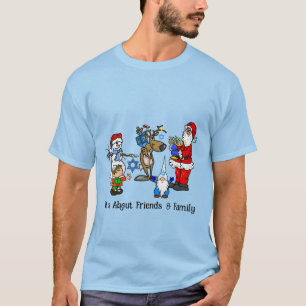 Chrismukkah Amis et T-shirt famille