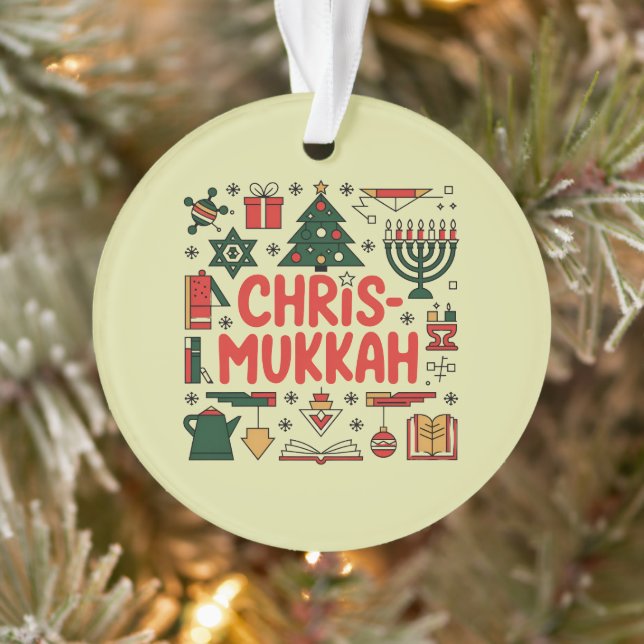 Chrismukkah Hanoukka Noël Juif Religieux (Arbre)