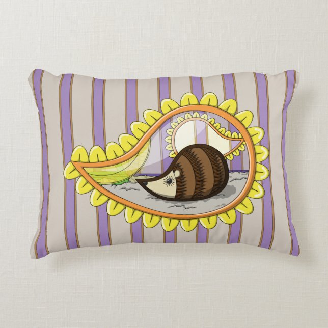 Chrissy le hérisson Coussin à accentuation (Devant)