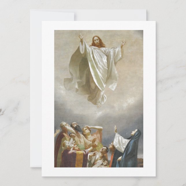 Christ Ascension au ciel observé par les apôtres (Devant)