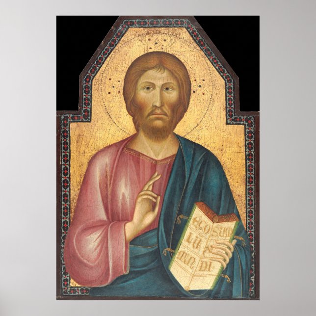 Christ Blessing, Grifo di Tancredi Poster des Beau (Devant)