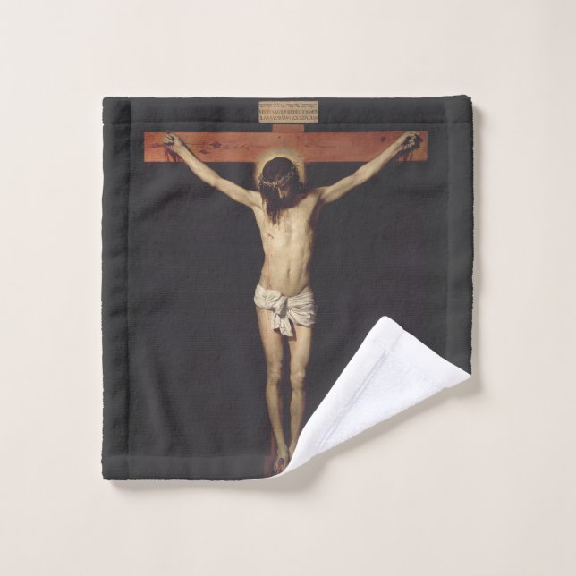 Christ crucifié par Diego Velazquez (Gant de toilette)