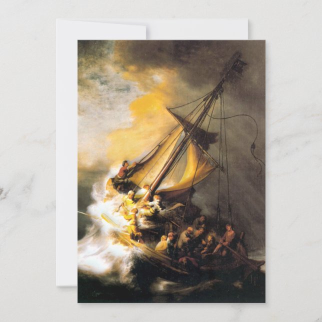 Christ dans la tempête sur la mer de Galilée- Remb (Devant)