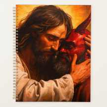 Christ Embracer Lucifer Day Planner Couverture dur