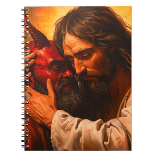 Christ embrasser le Carnet Lucifer