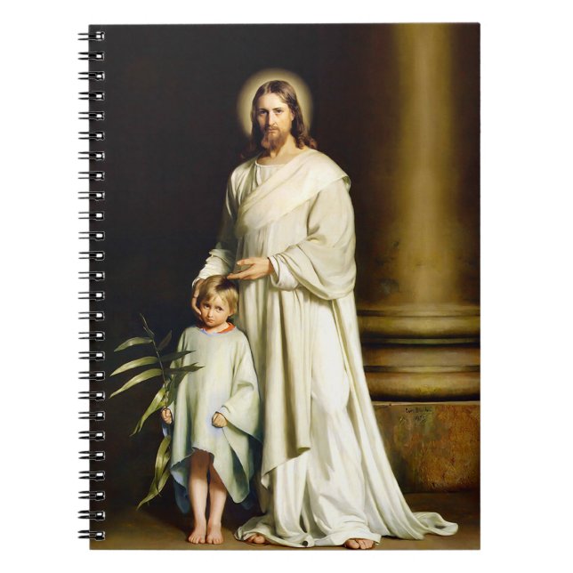 Christ et Enfant. Carnet Cadeau Art (Devant)