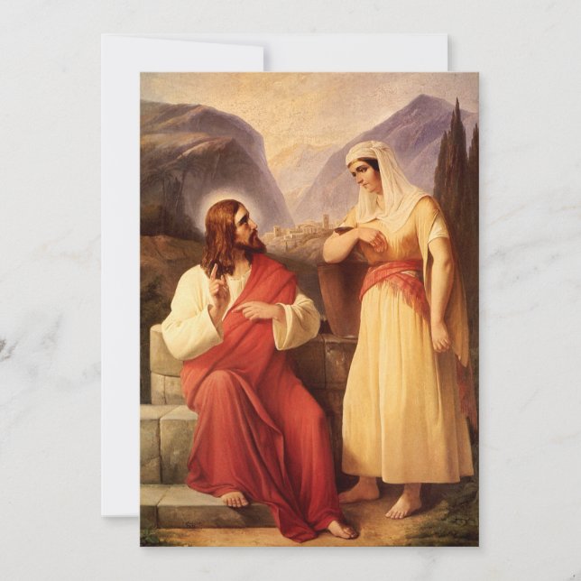 Christ et Samaritain par Christian Schleisner (Devant)