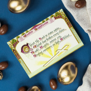 Christ le Seigneur est ressuscité Hymn Carte de Pâ