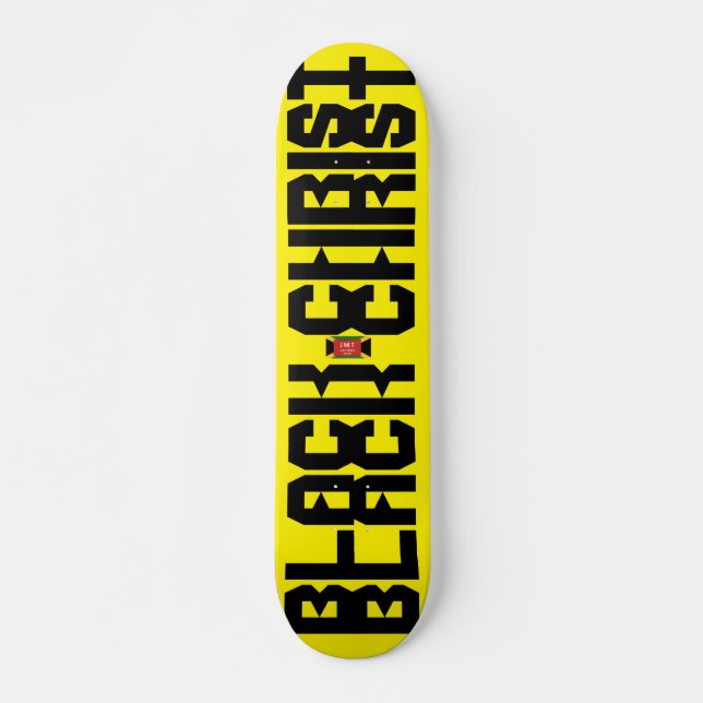 CHRIST NOIR  SKATEBOARD OFFICIEL (Devant)