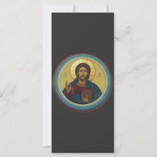 Christ Pantocrator byzantin Mosaïque ronde Art