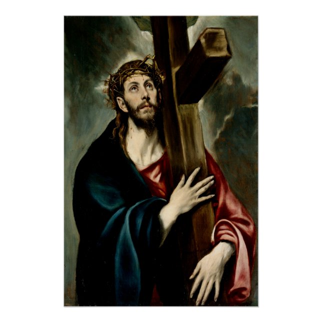 Christ portant la Croix (Lumière 1) Affiche (Devant)
