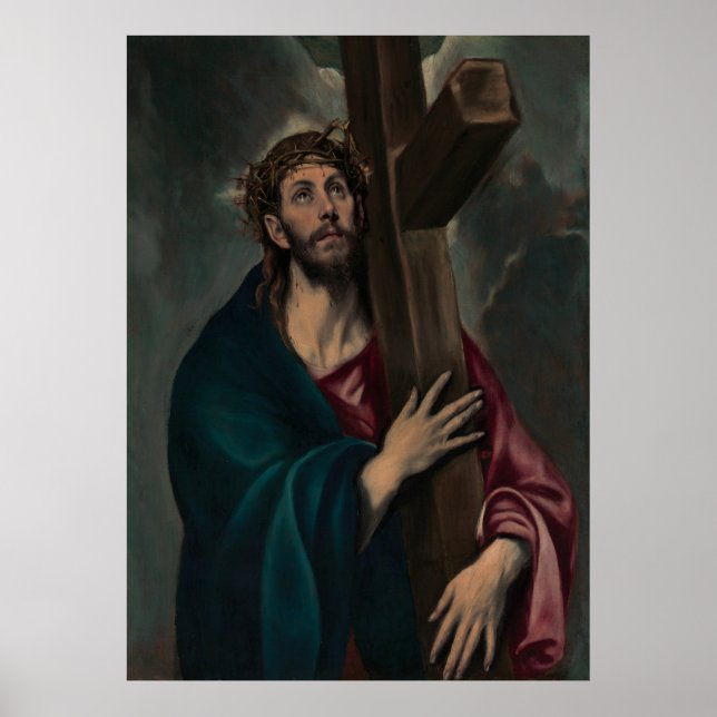 Christ portant la Croix (Sombre) Affiche (Devant)