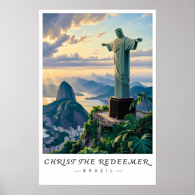 Christ Rédempteur Art mural du Brésil, art de la v (Devant)