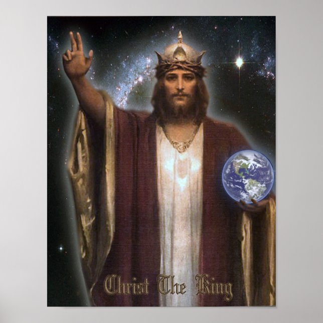 CHRIST THE KING SACRED POSTER (Devant)