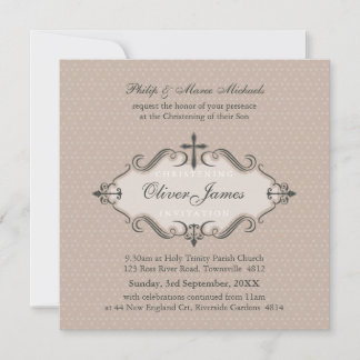 CHRISTENING INVITATIONS :: viva 3SQ