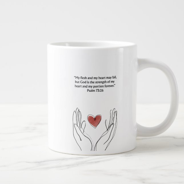 Christian Bible Verse Mug | Encouragement Gift (Droite)